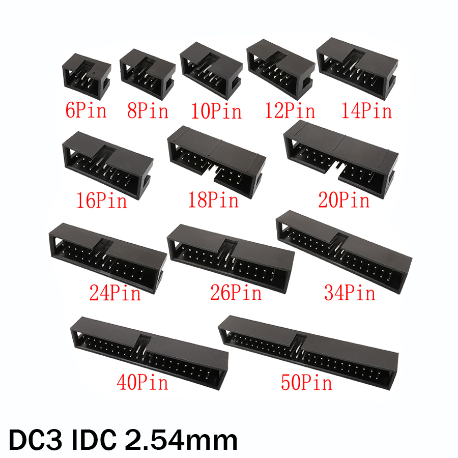 Dip Bar Parallel - 10 шт. DC3 6P ~ 50Pin