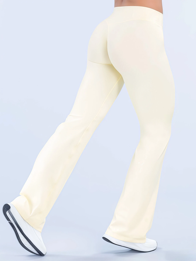 Yoga Fitness Leggings - HISTELLO Origin Flares Спортивные фитнес-брюки-клеш для