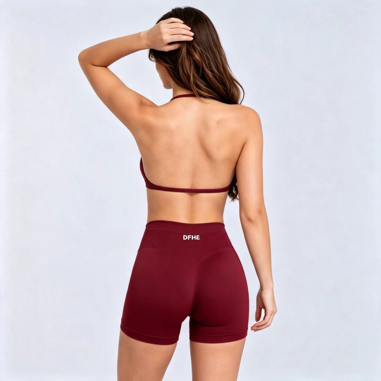 Yoga Fitness Leggings - Женские шорты DFHE с высокой талией
