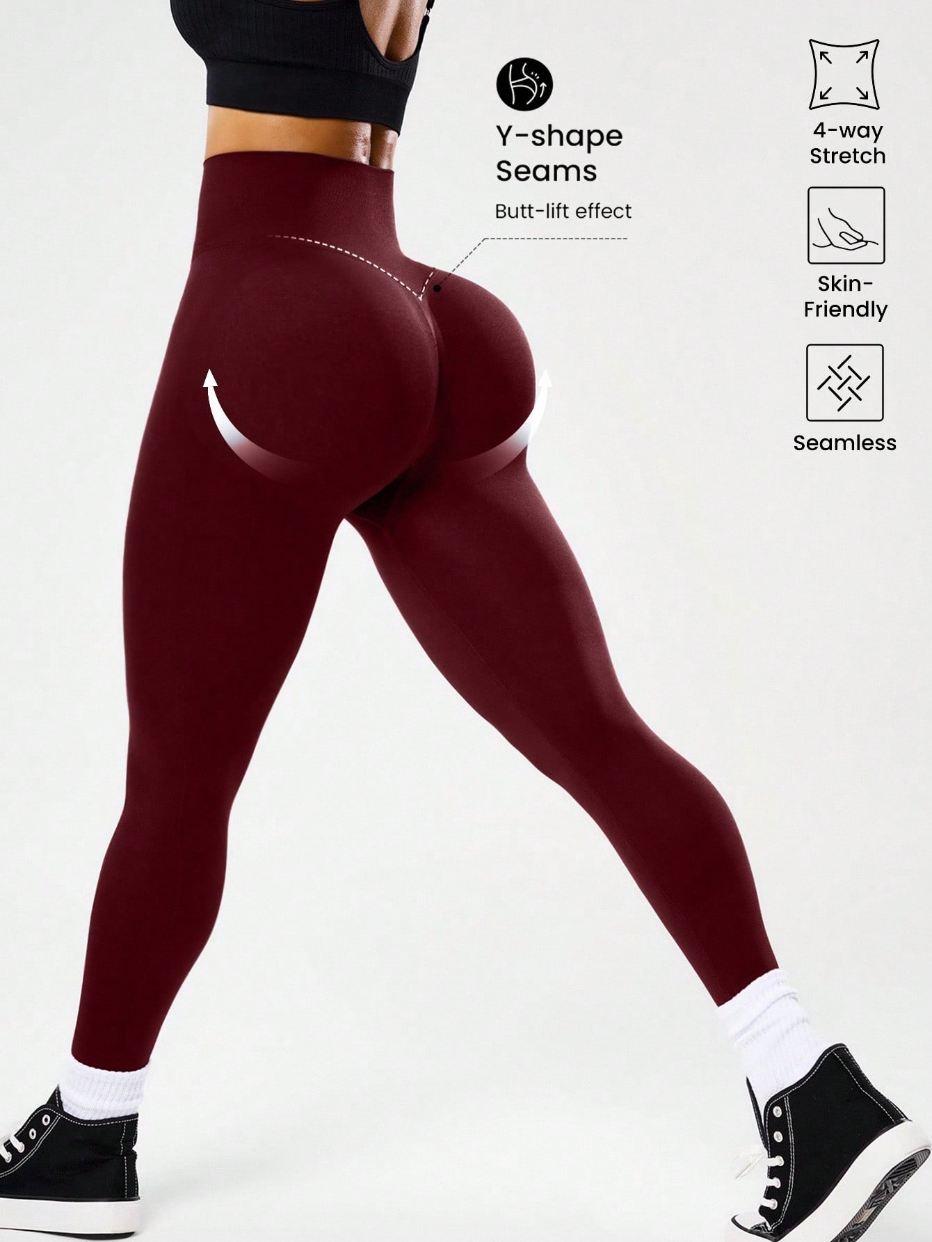 Женские бесшовные леггинсы для – обзор и цена Yoga Fitness Leggings
